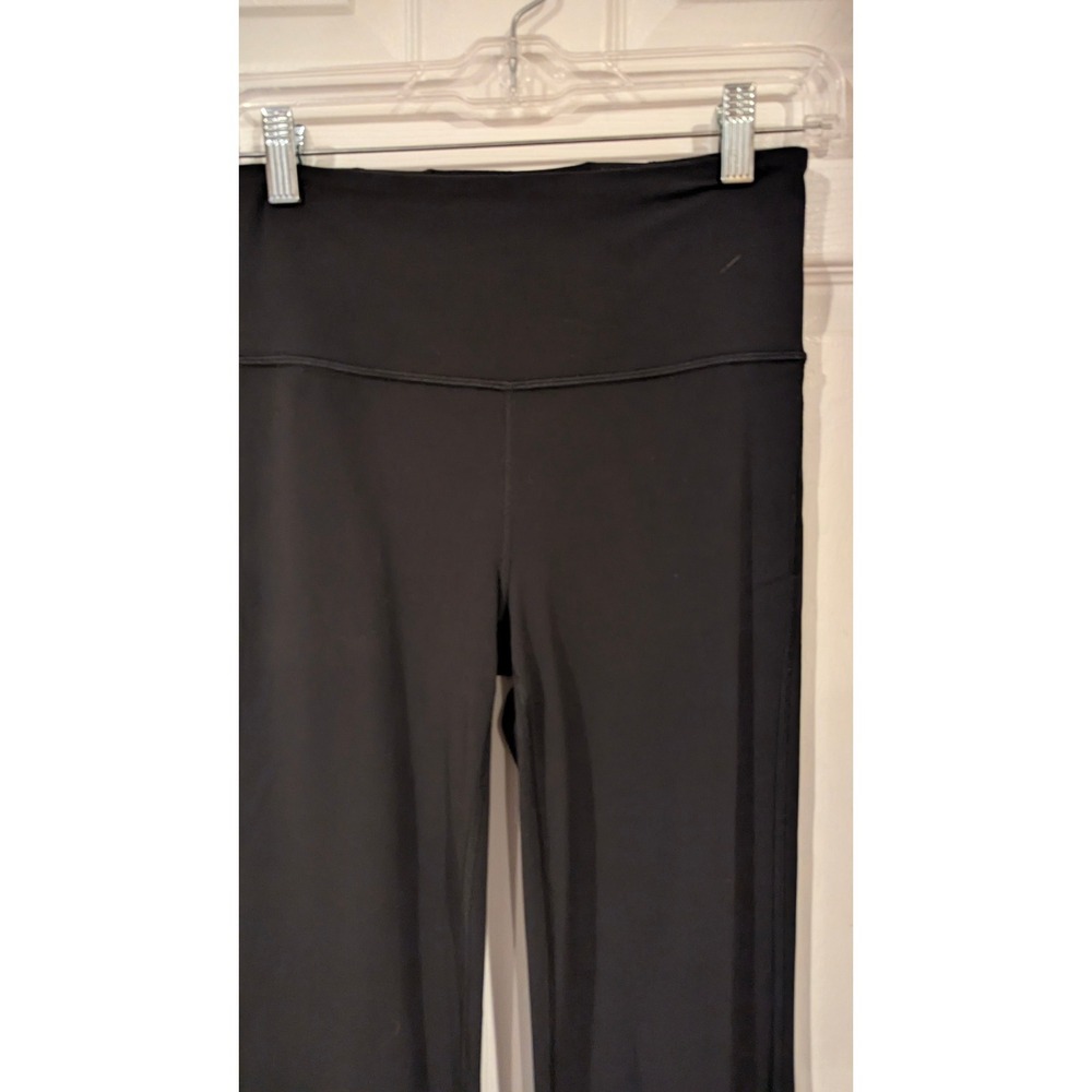 Athleta Elation Flare Pant Small Petite Black High Rise Yoga Athleisure Leggings - Picture 4 of 4